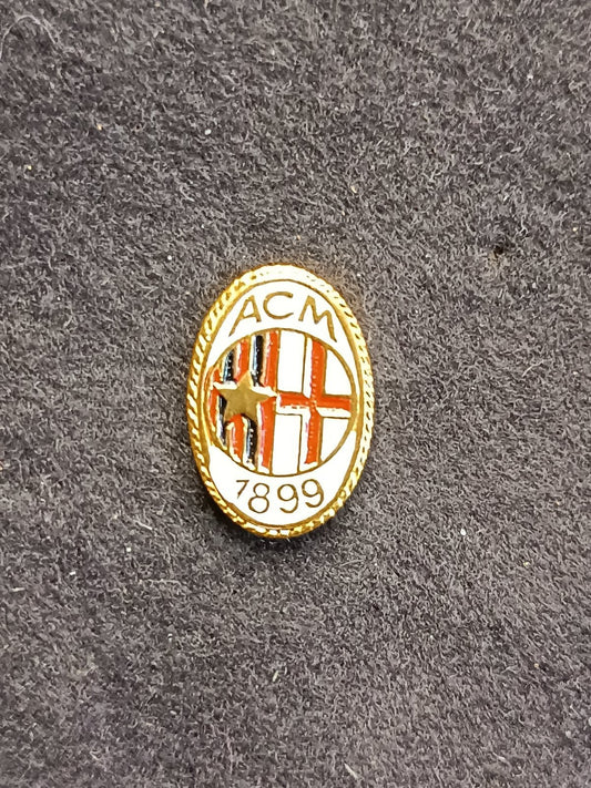 old pins Pin Badge Spilla A.C.Milan ovale senza piedino 129