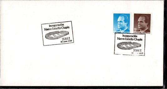 busta primo giorno Inaugu. nuovo estadio Chapin1988