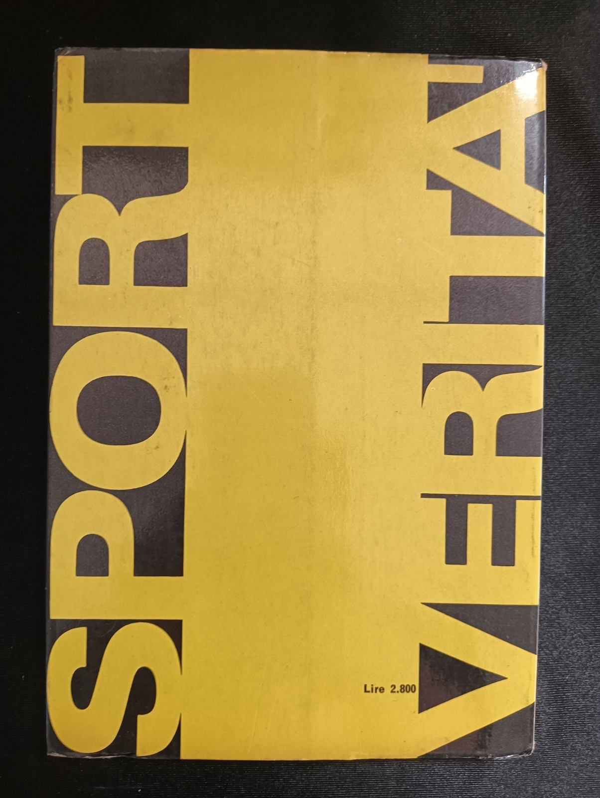 Libro SPORT VERITA' Luigi Gianoli - SPERLING &KUPFER EDITORI