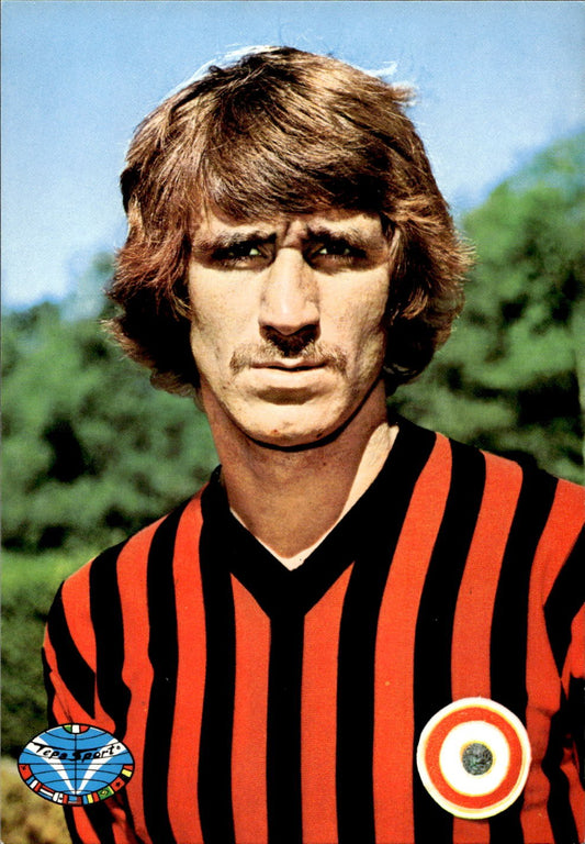 cartolina postcard Calcio Milan Maldeta - Tepasport