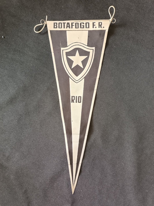 Gagliardetto Pennant Botafogo F.R. Rio Brasile Calcio Vintage