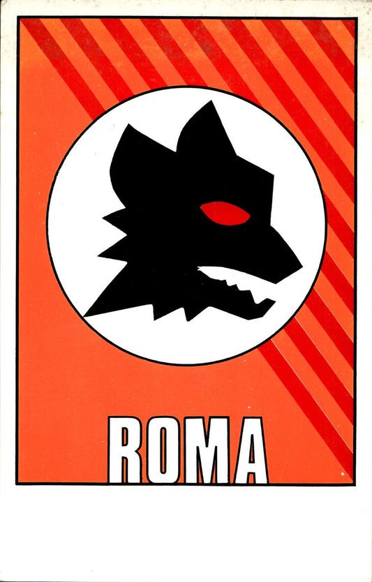 Cartolina A.S Roma campionato di calcio 1985/86