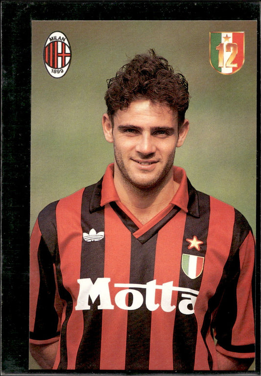 cartolina postcard calcio Milan Marco Simone 1992