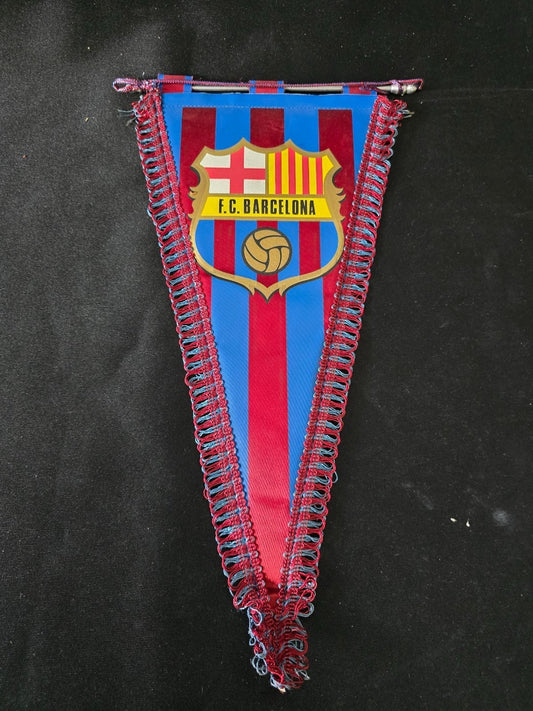 Gagliardetto Pennant fanion bander�n F.C. Barcelona historia anni 80