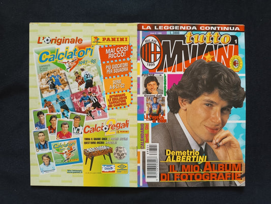 rivista Tutto Milan anno 1998 numero 1 con poster Leonardo
