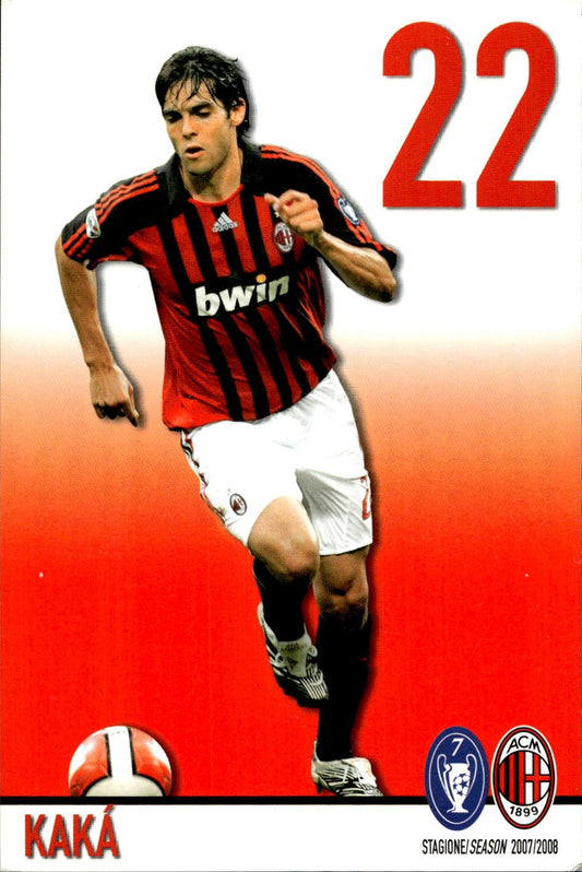 Cartolina Ricardo Izecson Dos Santos Leite "Kak�" stagione 2007/2008