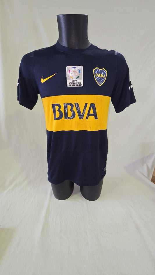 Maglia Camiseta Calcio nike boca Juniors copa 11 ERVITi home tg M 6 Match Worn