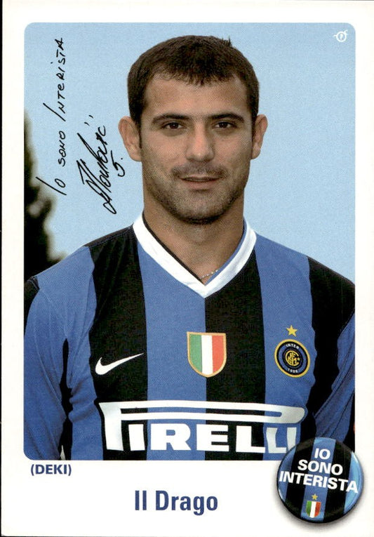 Cartolina calciatore Inter Dejan Stankovi? con autografo stampato