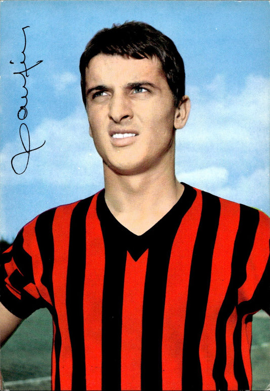 cartolina postcard Calcio Milan