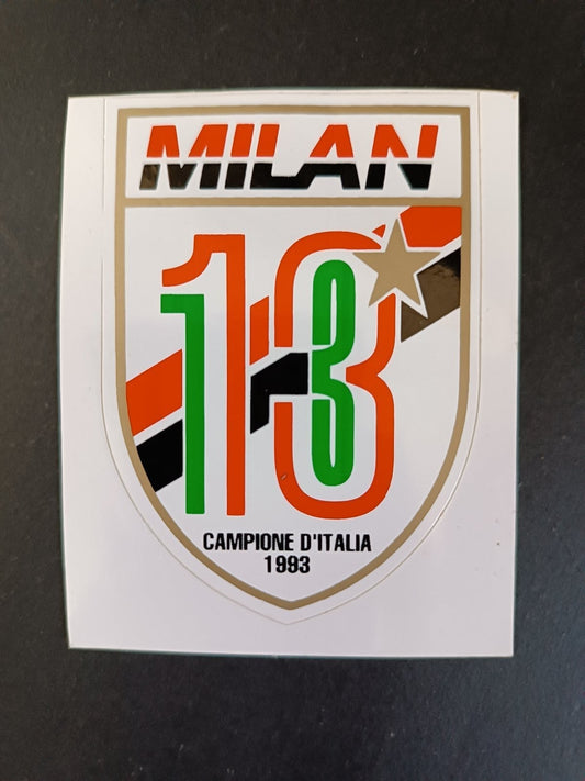 Adesivo MILAN - 13smo Scudetto Campione d'Italia 1993