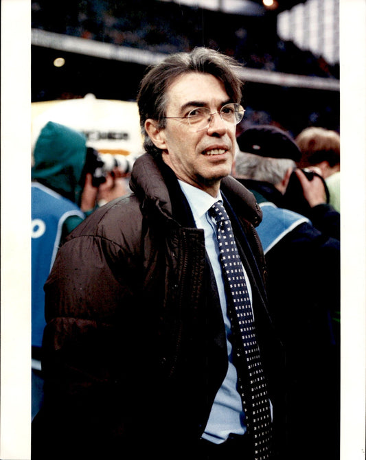 fotografia originale Inter Presidente Massimo MORATTI