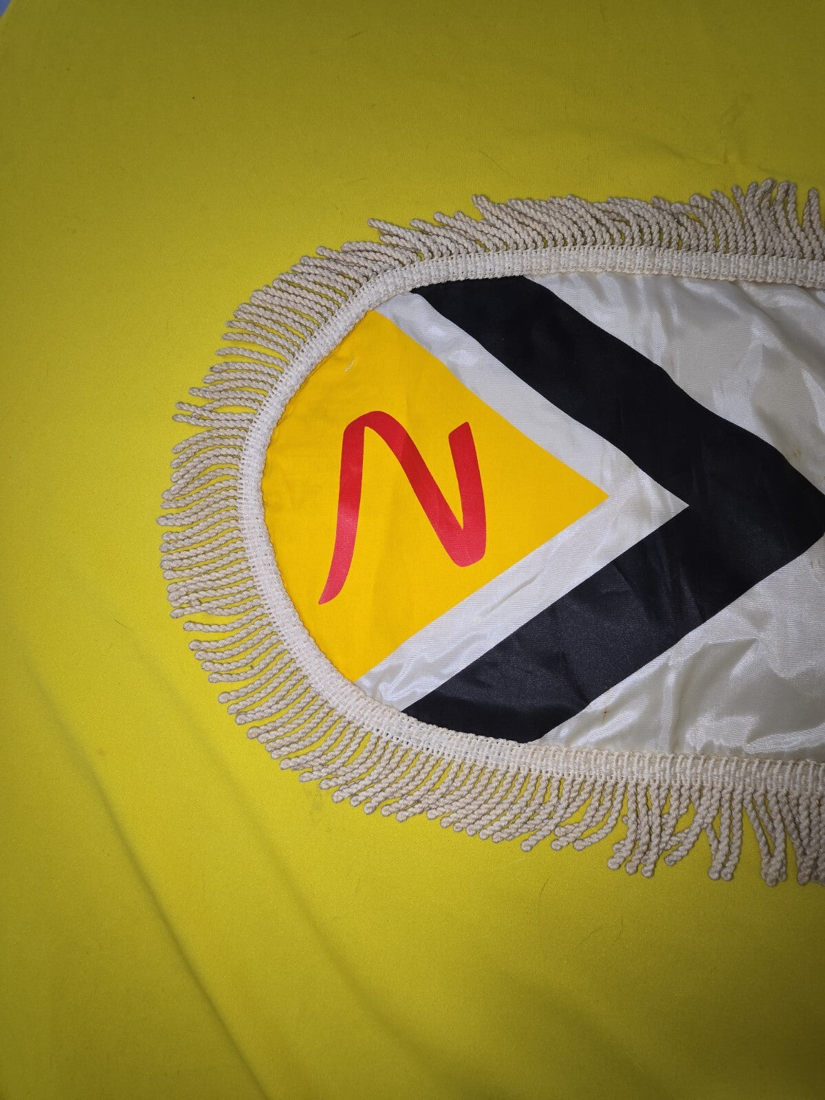 Gagliardetto Pennant Udinese Calcio Zanussi anni 80 in tessuto originale
