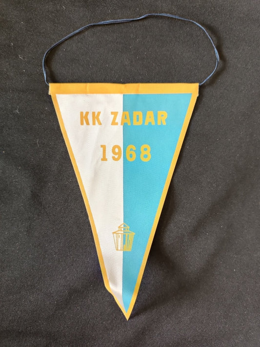 Gagliardetto Pennant KK Zadar Jugoslavia Basket 1968