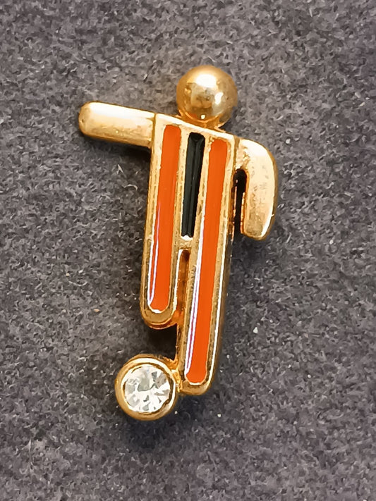 Old Pins Badge Spilla A.C.Milan Omino Rossonero brillantino no fermapiedino 408