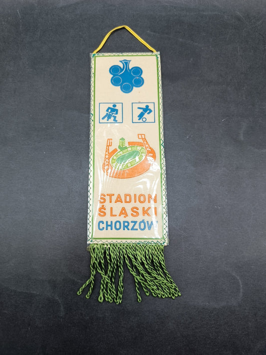 Gagliardetto Pennant Fanion wimpel Stadion Slaski Chorzow Poland