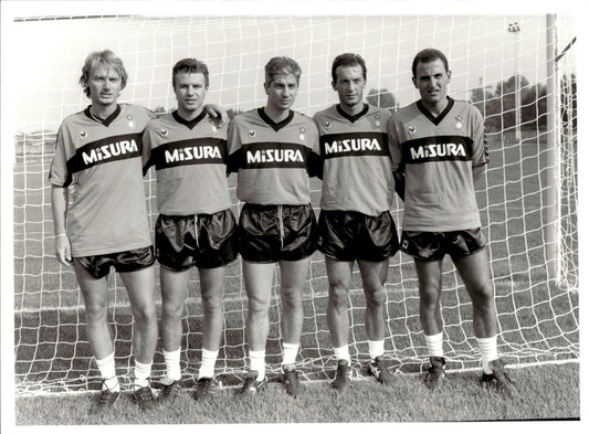 fotografia originale Inter Fontolan Paganin Stringara Pizzi Battistini 1990/91