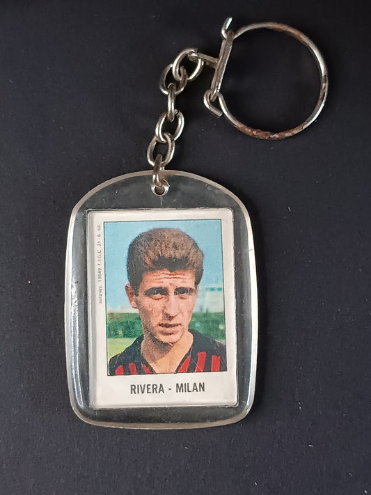 Pins Spilla Badge Rivera Milan figurina portachiavi vintage AC Milan keyring