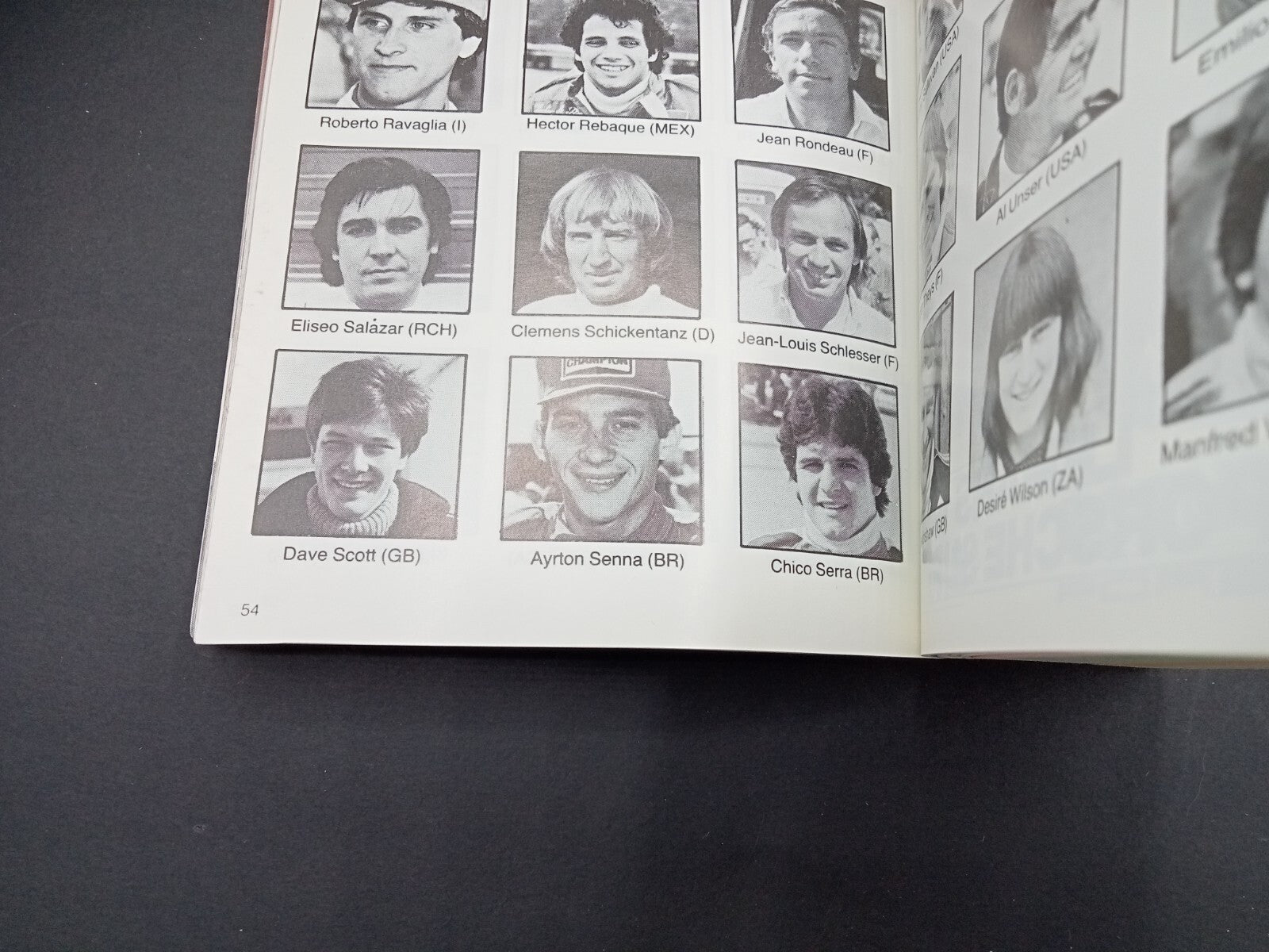 Year book of automobile sport '84 FIA 1984 Ayrton Senna