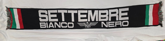 Sciarpa ASCOLI scarf  Calcio bufanda Schal écharpe  Settembre Bianco Nero