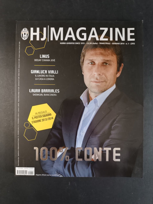 rivista ufficiale HJ MAGAZINE gennaio 2014 n 1 con poster - Conte