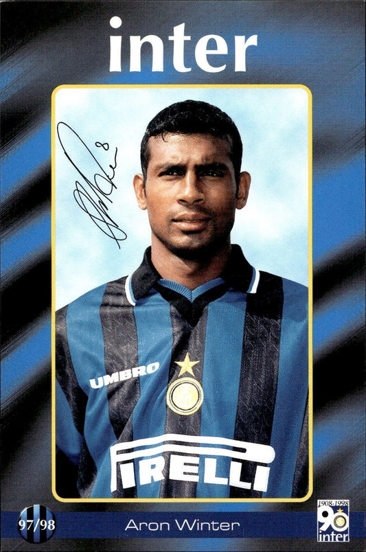 cartolina calciatori Inter 97/98 Winter
