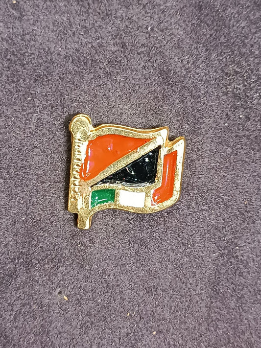 Old Pins Pin Badge Spilla A.C.Milan bandiera flag  senza piedino 288