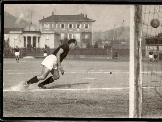 cartolina postcard calcio Capra