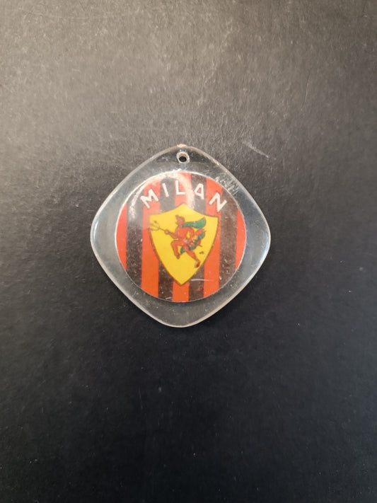 Badge Spilla A.C.Milan pendaglio portachiavi plastica