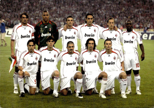 Cartolina A.C Milan Champions League Winner Atene 2007 Milan-Liverpool 2-1