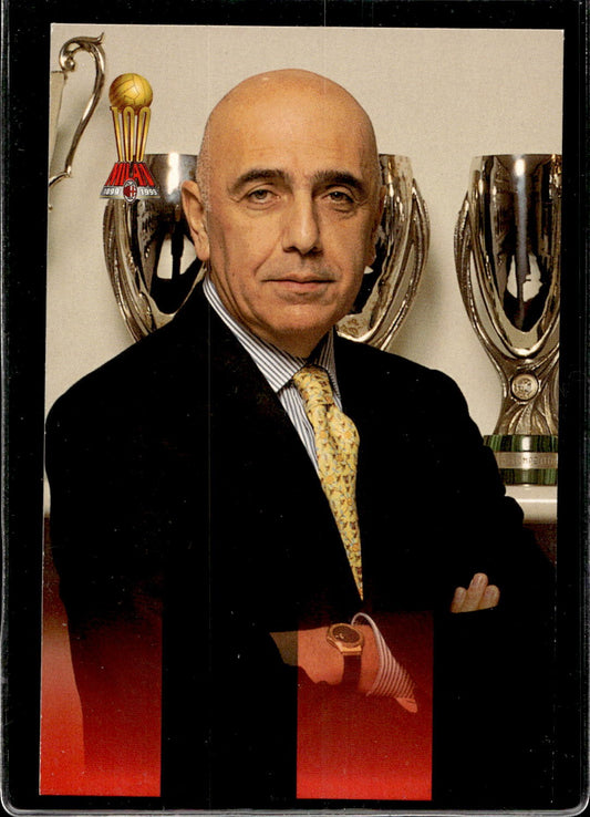 cartolina postcard Calcio Milan 1999/2000 - Adriano Galliani