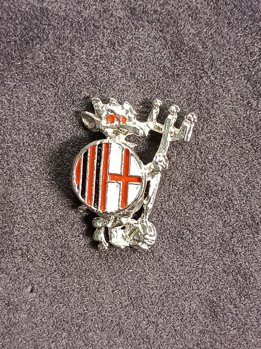Old Pins Pin Badge Spilla A.C.Milan Diavolo con forcone senza piedino 311