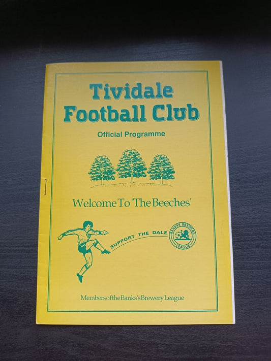 programma calcio Tividale Football Club Offical programme