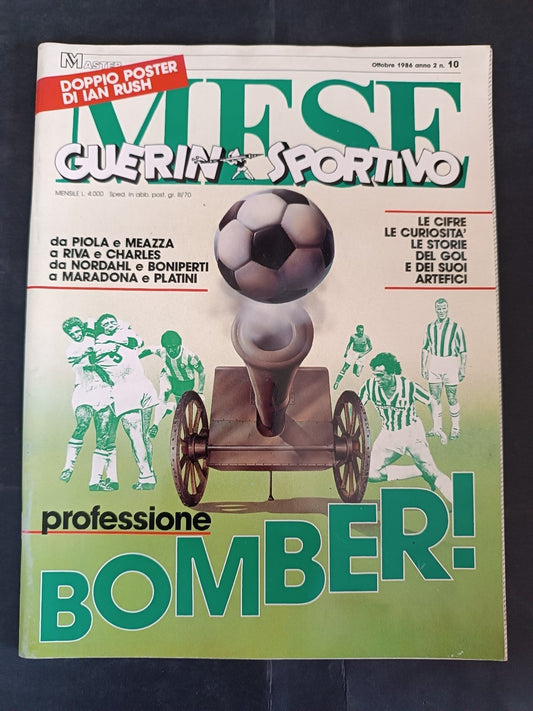 rivista Guerin Sportivo mese anno II nr 10 1986