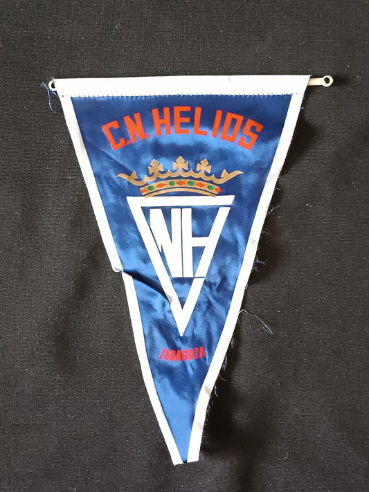 Gagliardetto Pennant C.N. Helios Zaragoza Spagna Vintage