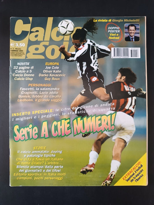 Rivista CALCIO GOLD numero 2 anno 2003 - Boniek (con Poster)