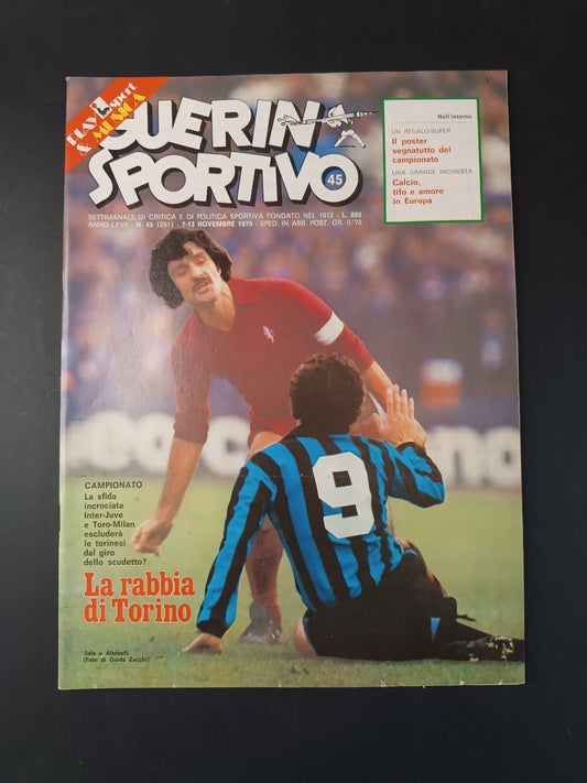 Rivista GUERIN SPORTIVO n 45 - 1979 inserto Film Campionato Sala - senza poster