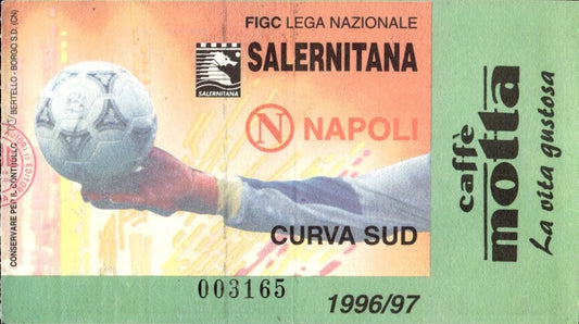biglietto stadio SALERNITANA - NAPOLI 1996/97