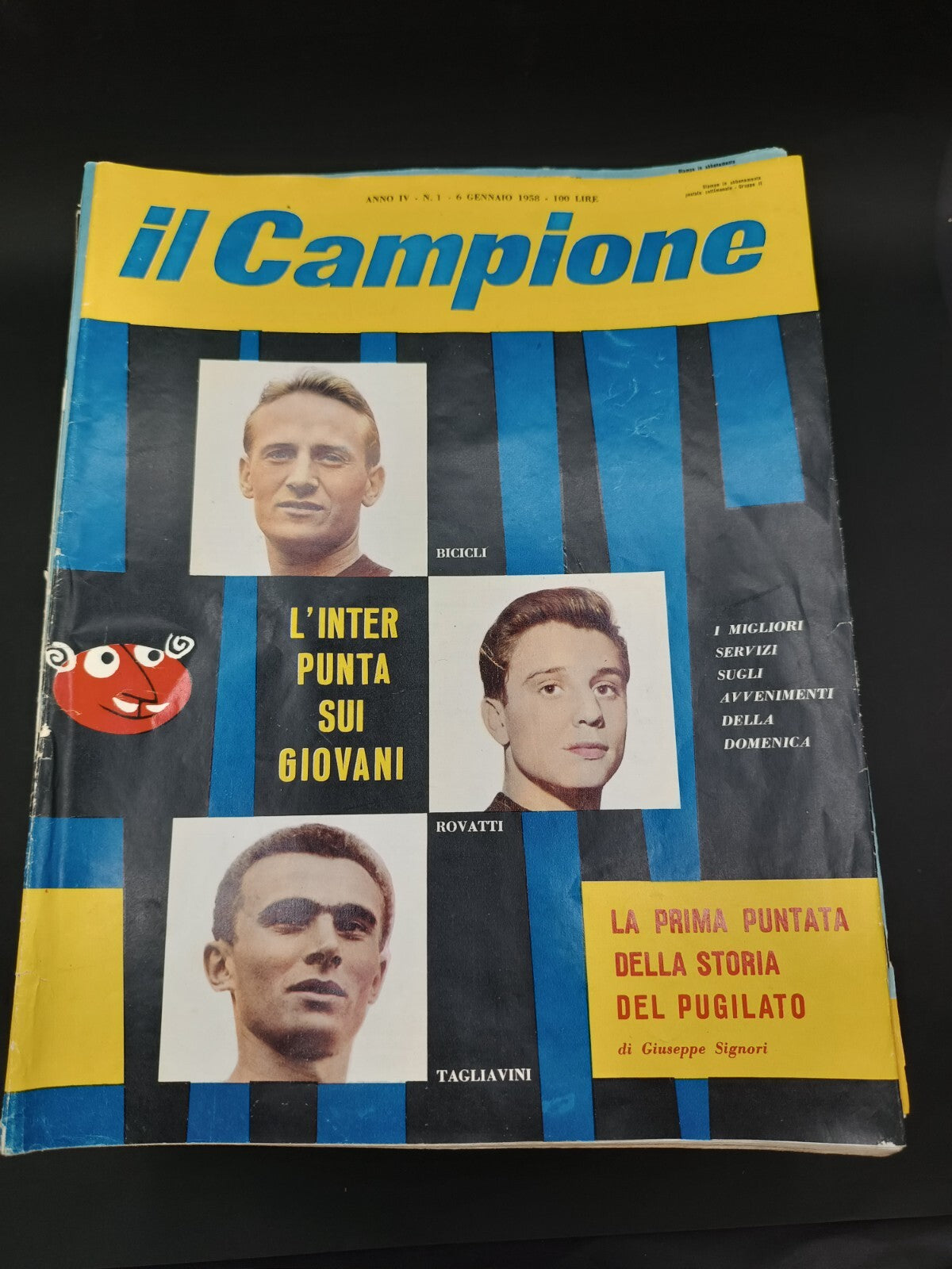 Annata completa rivista sportiva Il Campione 1958 1/55