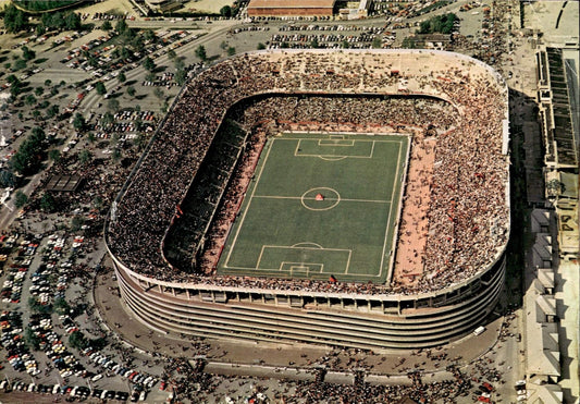 Cartolina viaggiata MILANO STADIO San SIRO Aut 004/80 1164