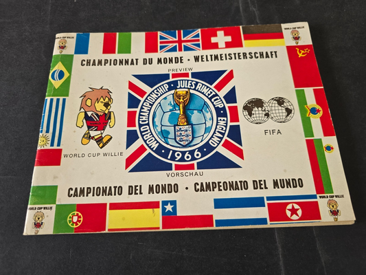 Programma Campionati del Mondo di Calcio 1966 multilingue Top Player & Rookie