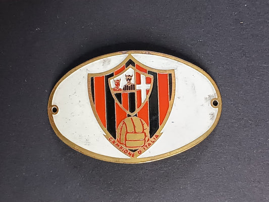 Pins Spilla Badge Milan AC Campione d�Italia vintage placca anni '60 football