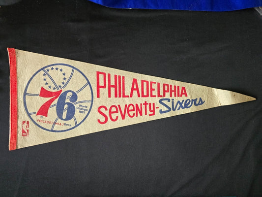 Gagliardetto old pennant Basketball Philadelphia 76ers  Seventysixers  NBA