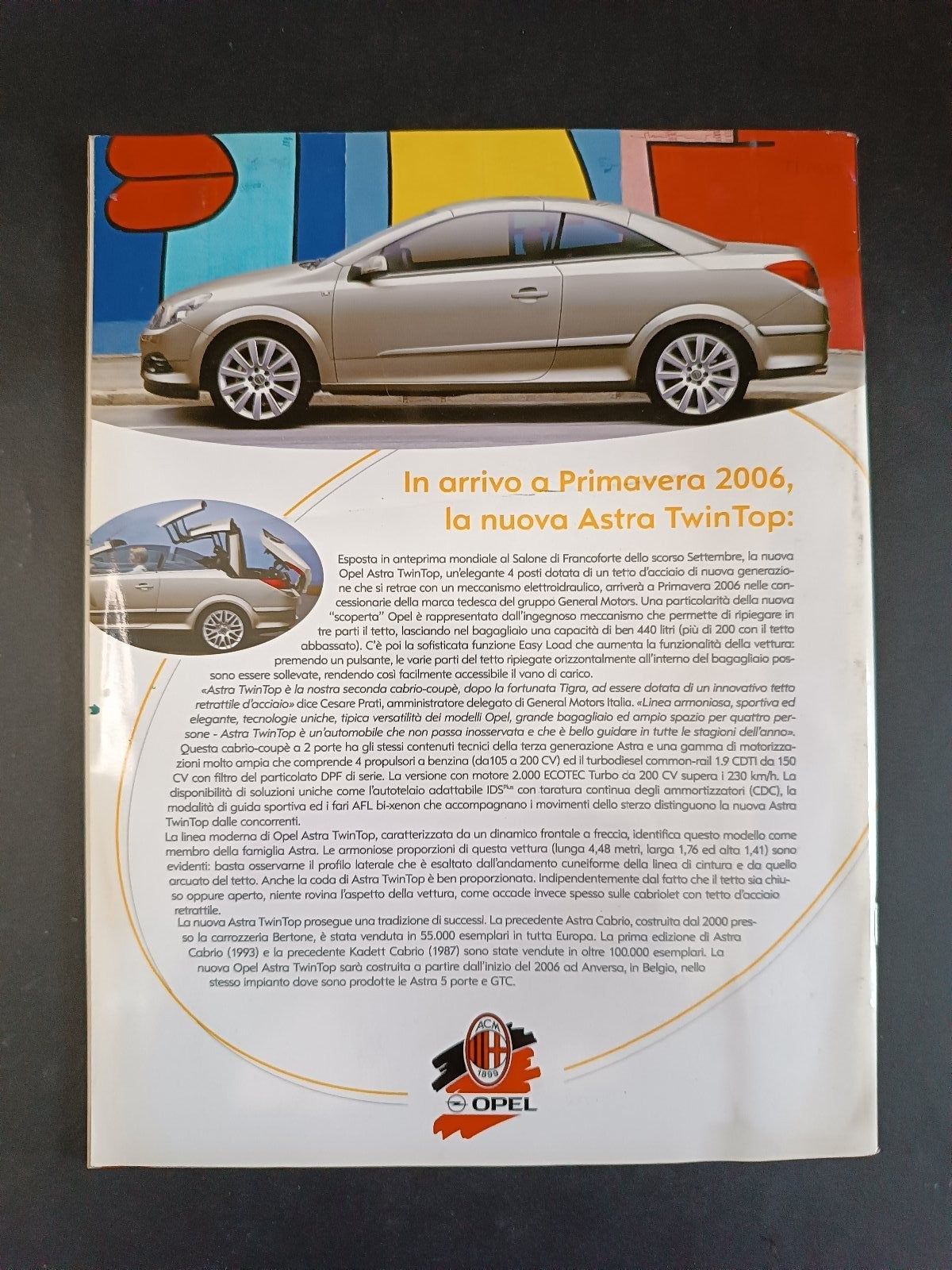 rivista FORZA MILAN - anno 2006 - n 5 Seedorf (con poster)