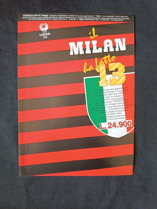 volantino Logos TV IL MILAN ha fatto 13