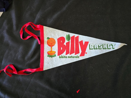Bandierina BILLY  Basket Pallacanestro  Milano  originale anni  80