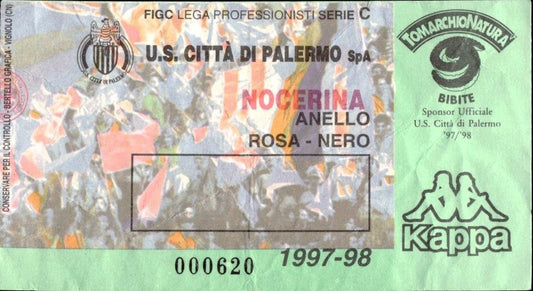 biglietto stadio FIGC LEGA PROFESSIONISTI SERIE C 1997/98