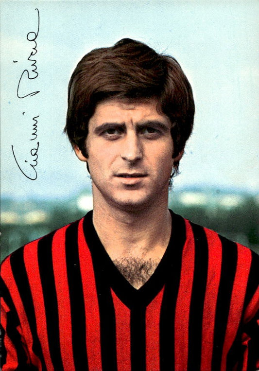 Cartolina calciatore Milan 2 con autografo stampato (3)