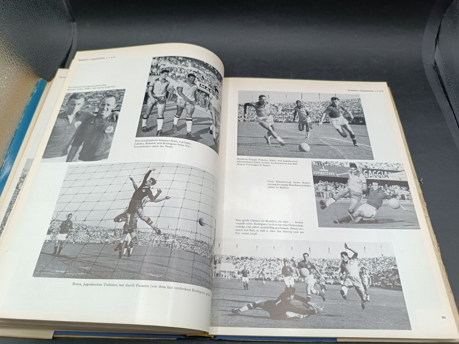 Libro Fussball  Weltmeisterschaft 1954 Coupe Jules RImet autografato