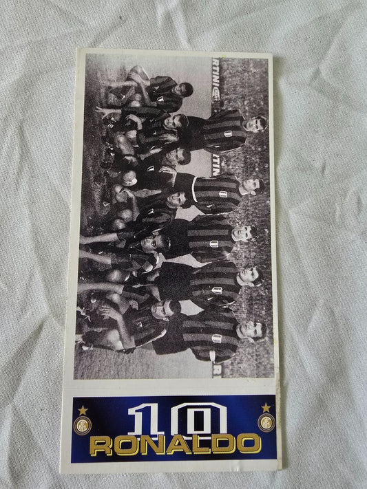 Tutto Inter Figurine giganti Panini Calciatori nr  87 formazione squadra