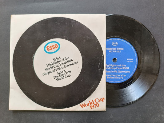 Vinile 45 giri Highlights of the World Cup final 1966/the esso 1970 World Cup